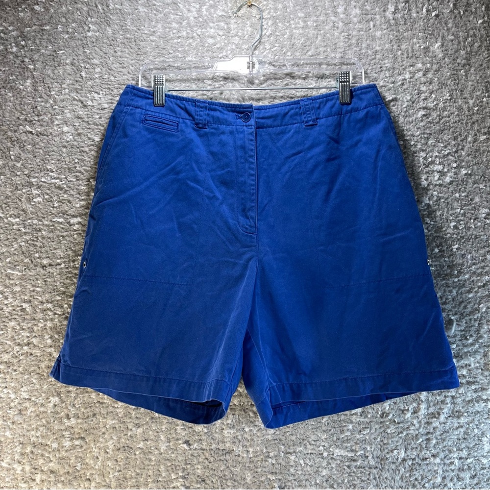 Lauren Ralph Lauren Womens Blue Chino Shorts - Size 12 Blue Cotton 31X6